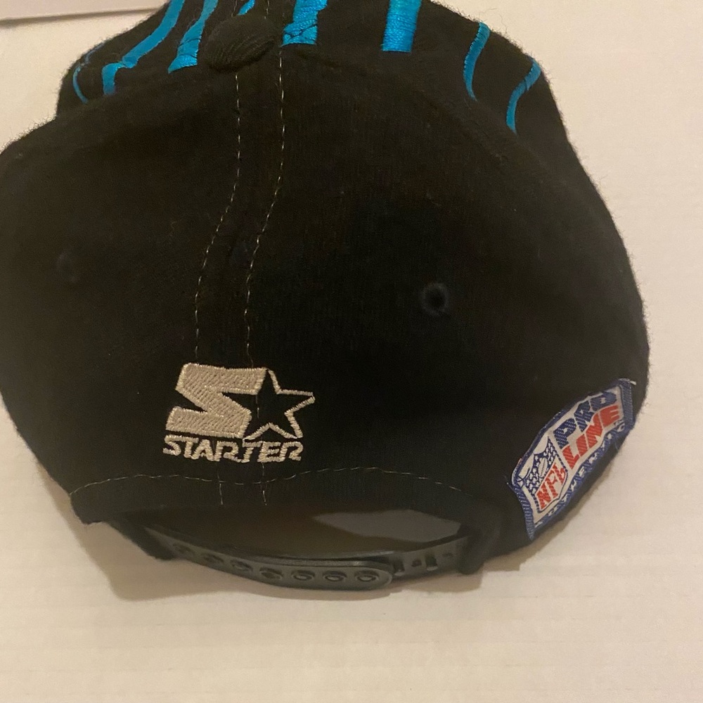 CAROLINA PANTHERS STARTER Black and Blue Wool Cap - Picture 9 of 14